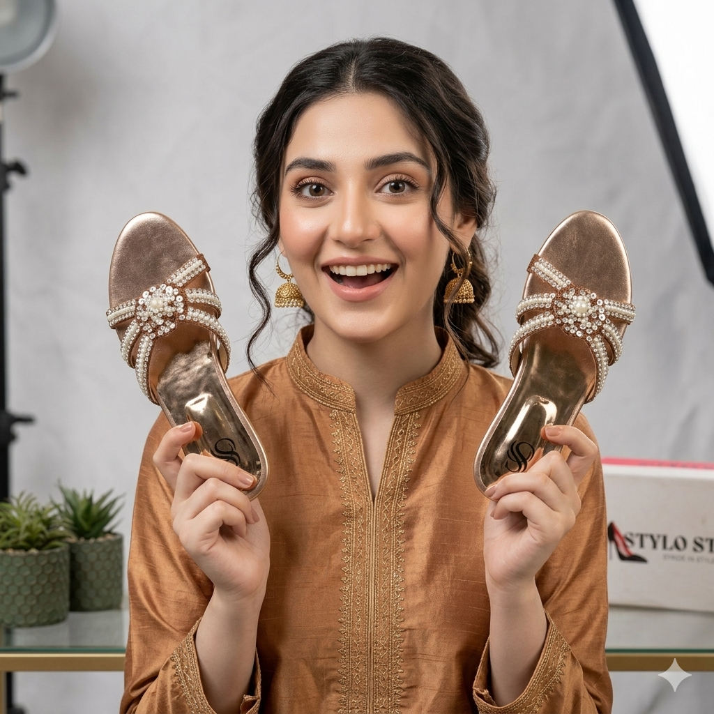 Serene Embellished Slides