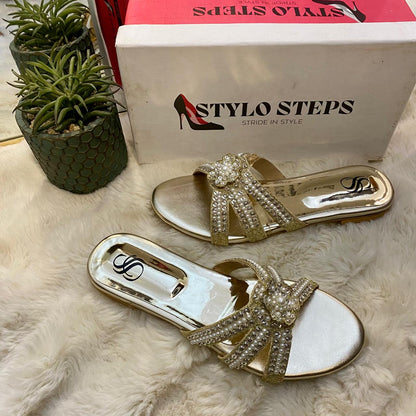 Serene Embellished Slides