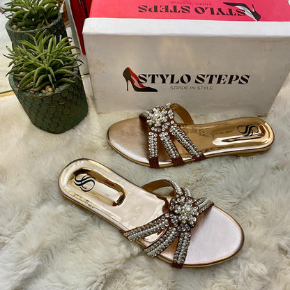 Serene Embellished Slides