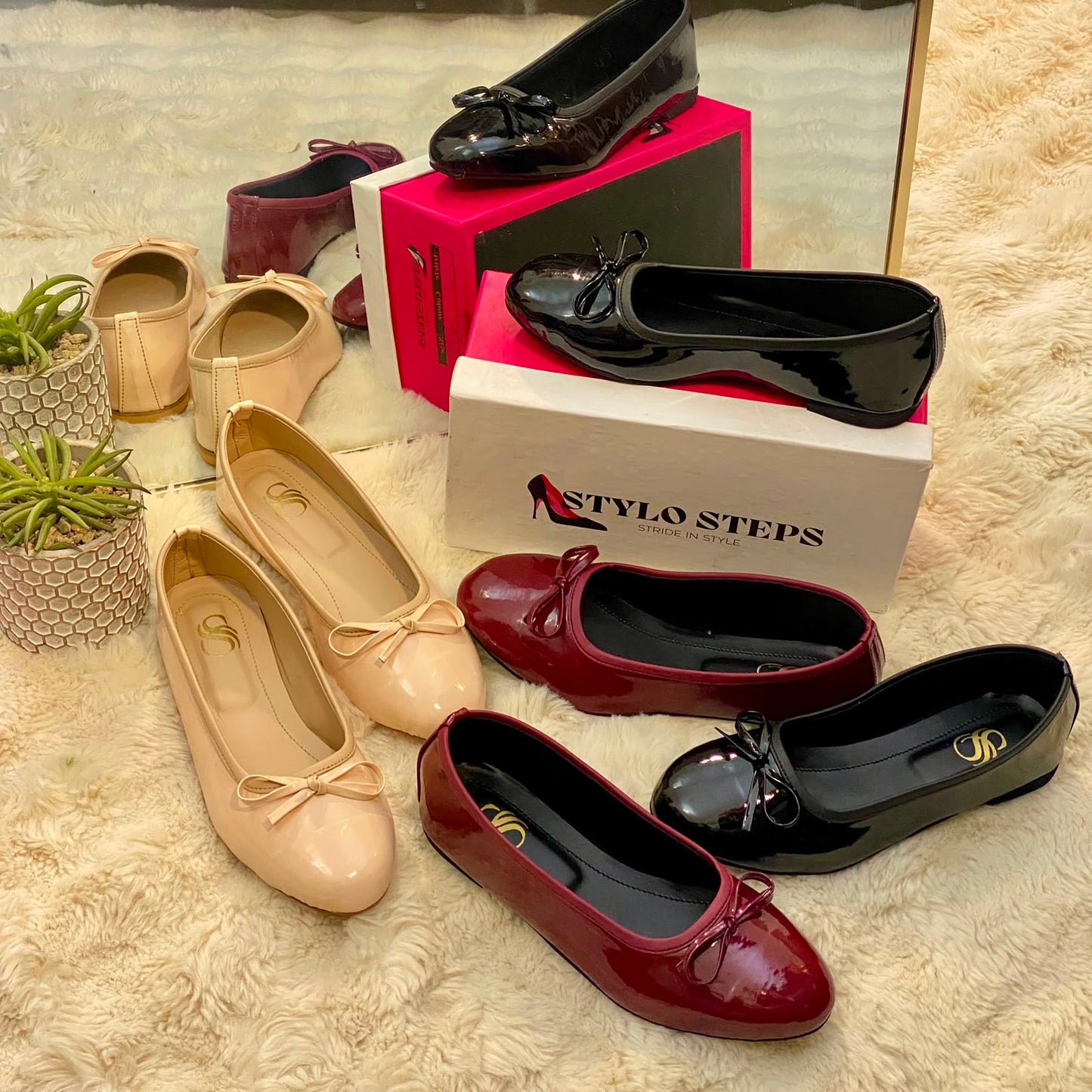 Bow Sensation Ballet Pumps