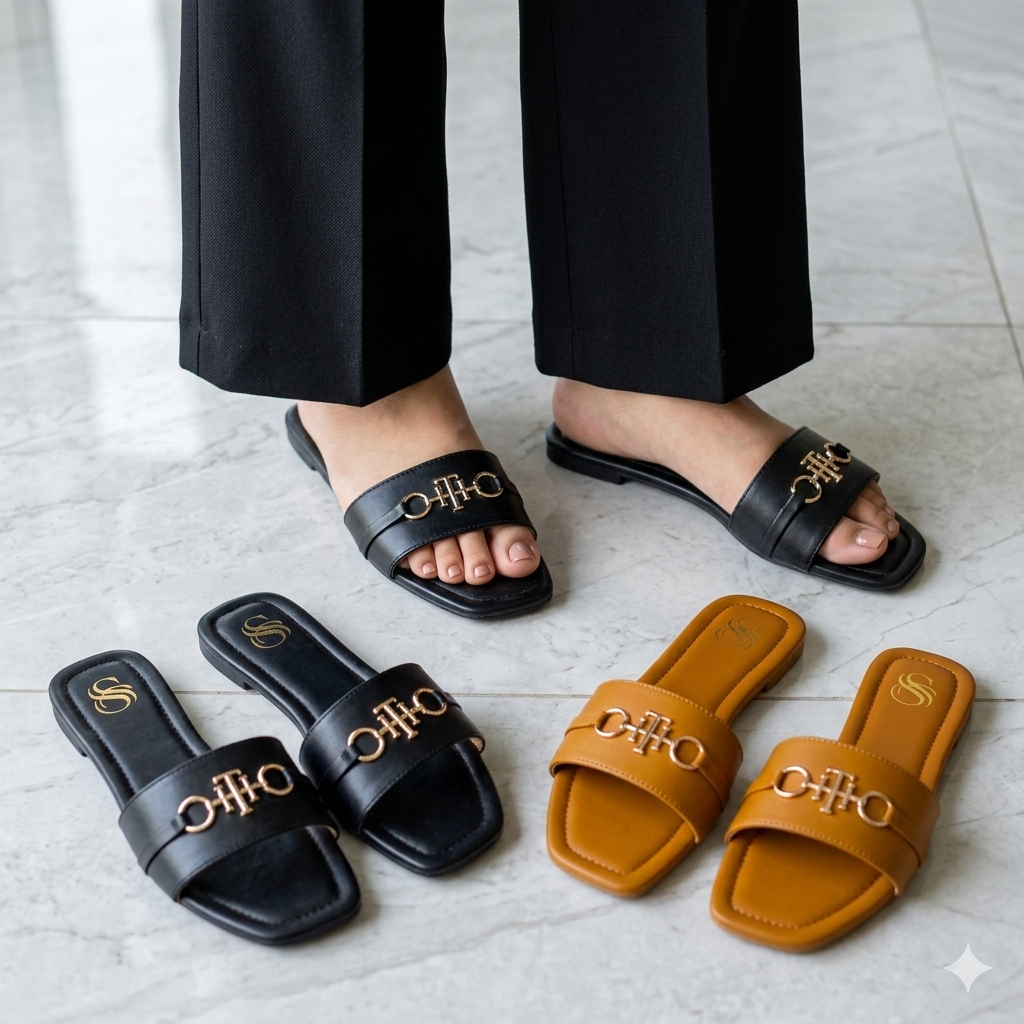 Iconic Buckle Flat