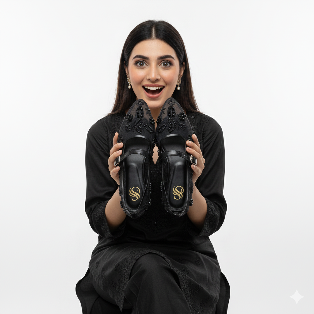 Eterna Bloom Ballet Embroidery Pumps