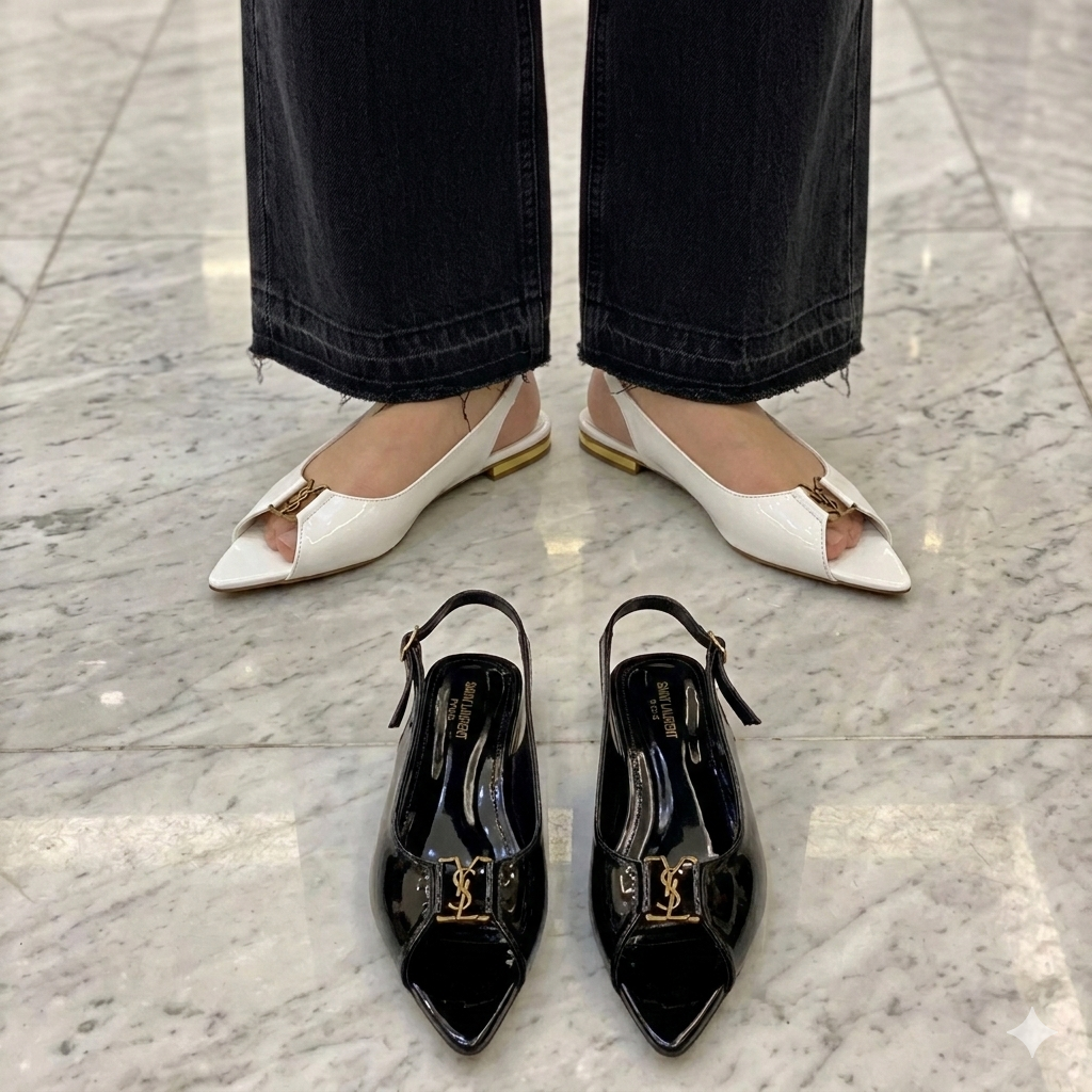 YSL Paris Pointed Heel